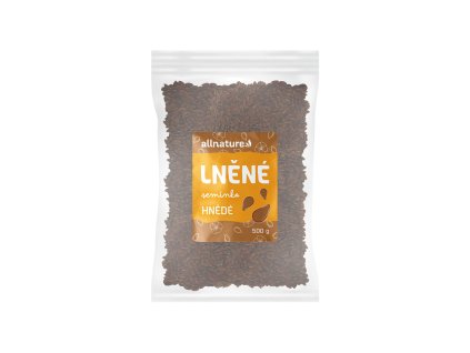 110392 allnature lnene seminko hnede 500 g