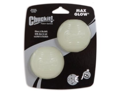 86520 chuckit micek glow medium 6 5 cm svitici 2ks
