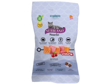 90357 2 serrano snack cat urinary salmon tuna 50 g
