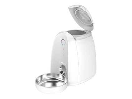 113641 3 automaticke krmitko s kovovou miskou wifi mini dogness bile