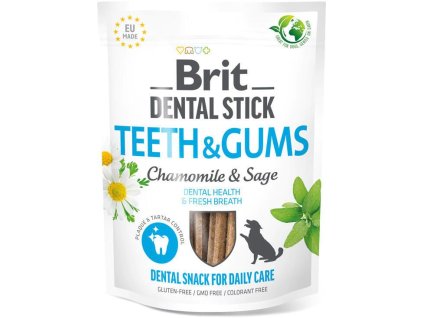 58733 brit dental stick teeth gums with chamomile