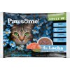 92089 pawsome adult kapsicka s lososem multipack 4x85g