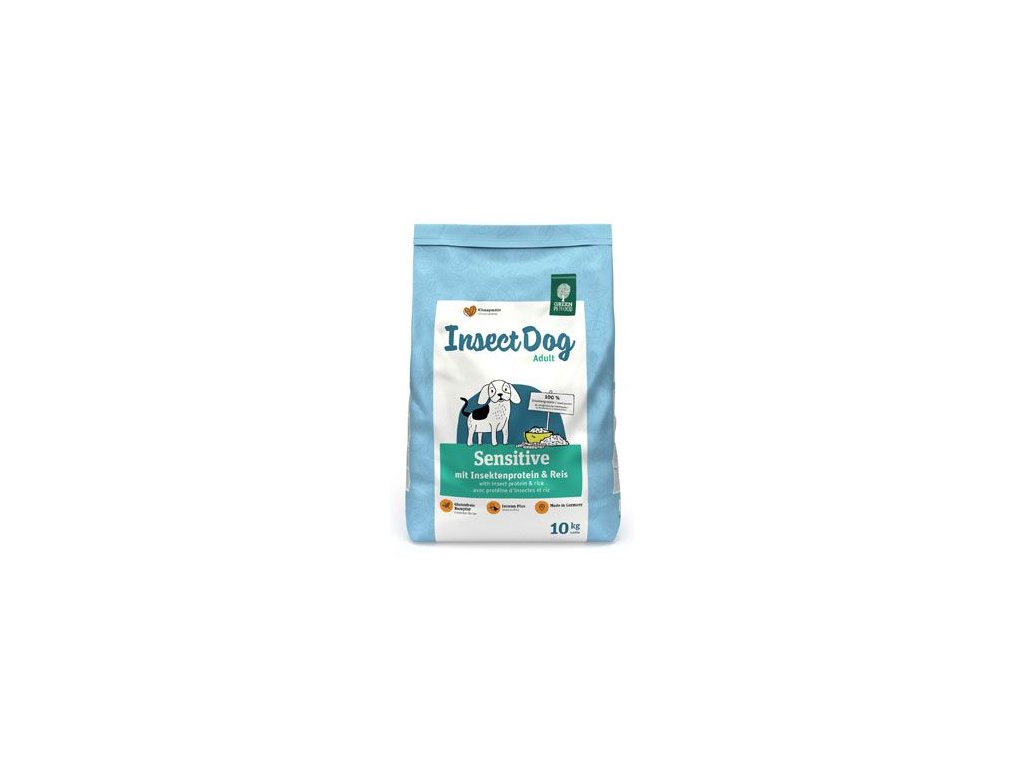 Green Petfood InsectDog Sensitive 10kg ZOOshopik