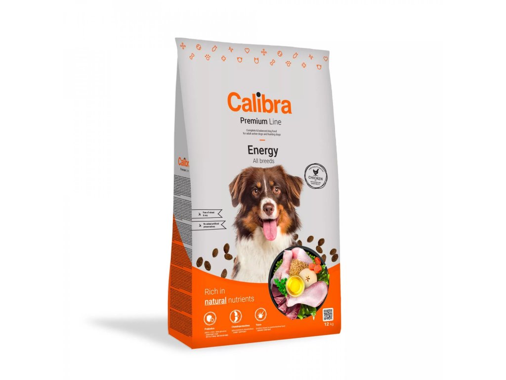 Calibra Dog Premium Line Energy 12 kg - poškozený obal