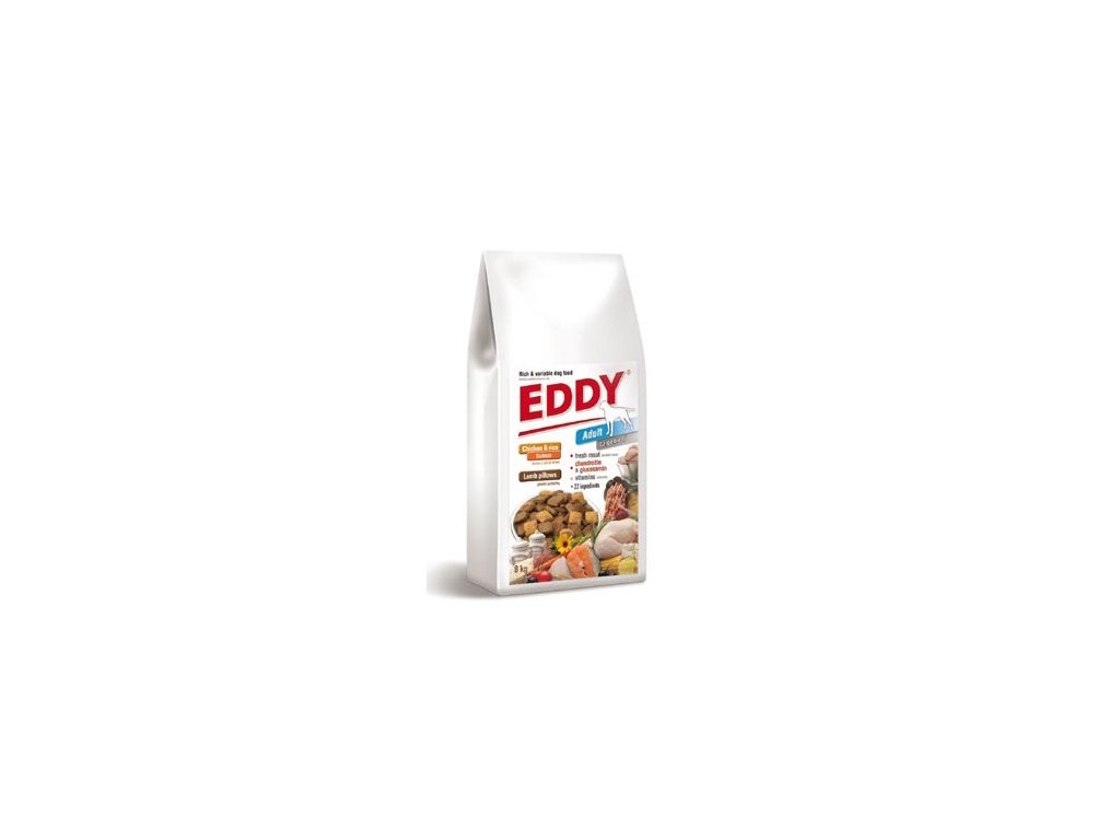 EDDY Adult Large Breed s masovými polštářky 8kg