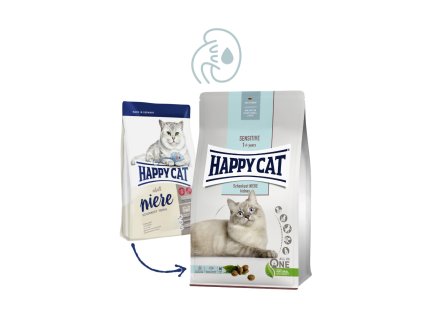 Happy Cat Sensitive Schonkost Niere / Ledviny 1,3 kg exp