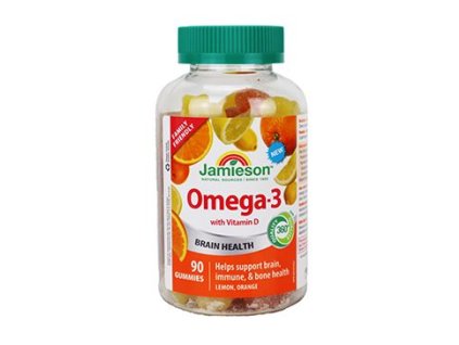 Jamieson Omega-3 Gummies želatinové pastilky 90ks