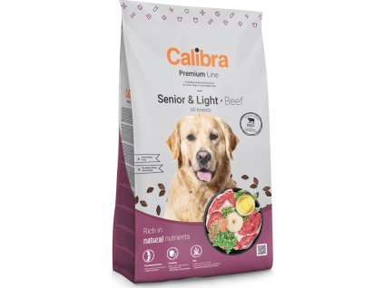 Calibra Dog Premium Line Senior&Light Beef 12kg - (4x3kg)- TOP