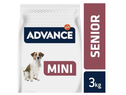 ADVANCE DOG MINI Senior 3kg poškozený obal