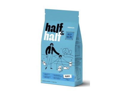 Half&Half Puppy granule pro štěňata 2kg Pošk