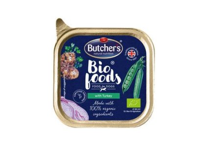 Butcher's Dog Bio Foods s krůtím vanička 150g exp