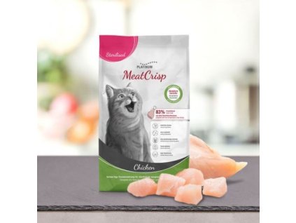 Platinum MeatCrisp Sterilised fish - ryba pro kastrované kočky3 kg pošk