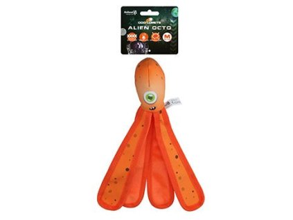 Hračka pes Dog Comets Alien Octo M 28cm oranžová