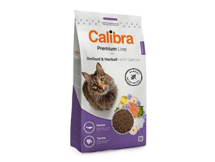 Calibra Cat Premium Line Steril.&Hairball w. Salm 10kg
