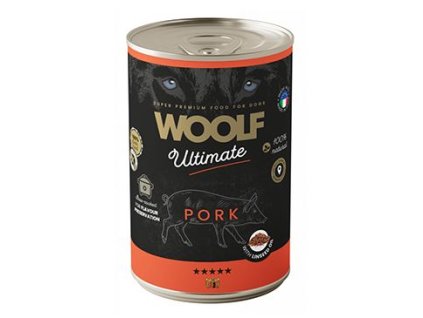 WOOLF Ultimate DogFood konz. Pork 400g