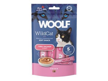 WOOLF WildCat Cream Regular Tuna&Salmon 5x14g