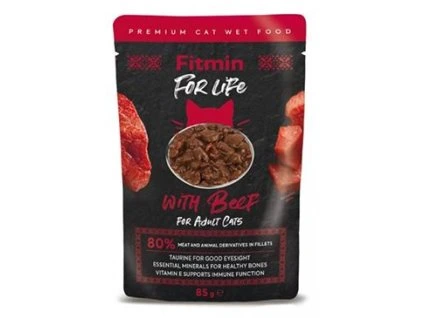 Fitmin FL cat kapsa Hovězí 85g