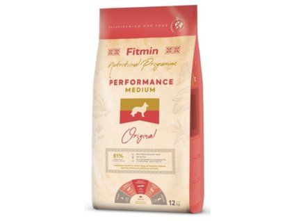 Fitmin Performance Medium Original 12 kg Pošk