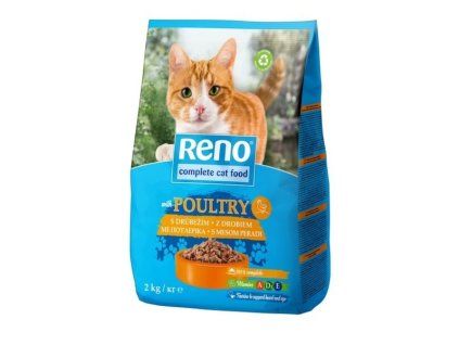 RENO Cat drůbeží 2 kg Pošk