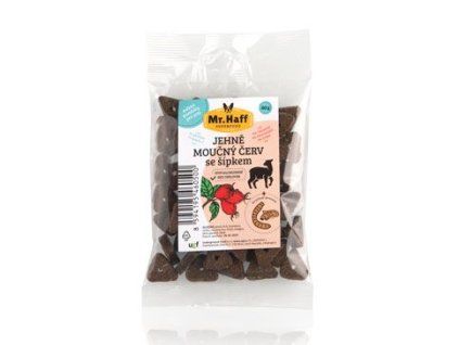 UGF pamlsek pro psy Mr. Haff moučný červ, jehněčí 80g exp