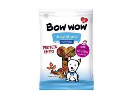 Bow wow poch. Kolagenové chipsy 60g exp