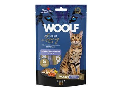 WOOLF WildCat Cream Luxury Seabream&Gamba 5x14g