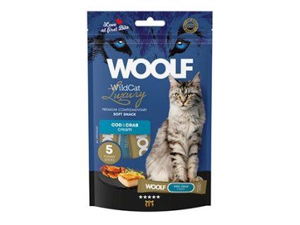WOOLF WildCat Cream Luxury Cod&Crab 5x14g