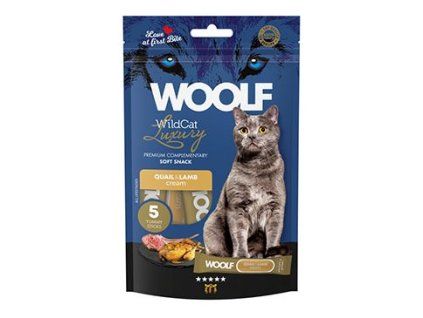WOOLF WildCat Cream Luxury Quail&Lamb 5x14g
