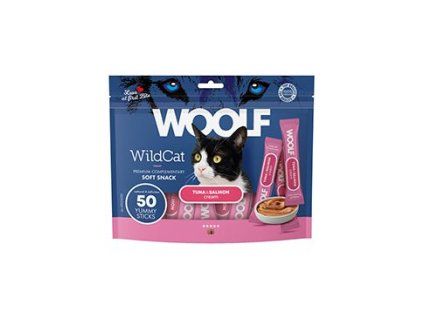 WOOLF WildCat Cream Regular Tuna&Salmon 50x14g