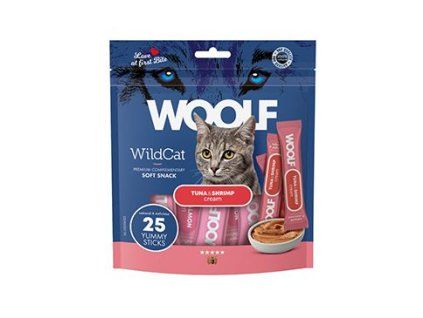 WOOLF WildCat Cream Regular Tuna&Shrimp 25x14g
