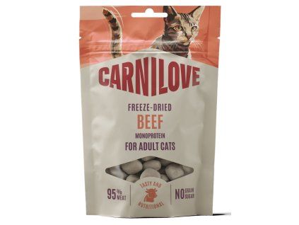 CARNILOVE CAT FREEZE DRIED BEEF 40 G