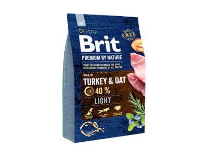 Brit Premium Dog by Nature Light 3kg pošk