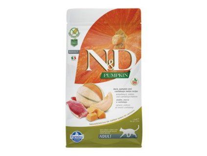 N&D Pumpkin CAT Duck & Cantaloupe melon 1,5kg exp