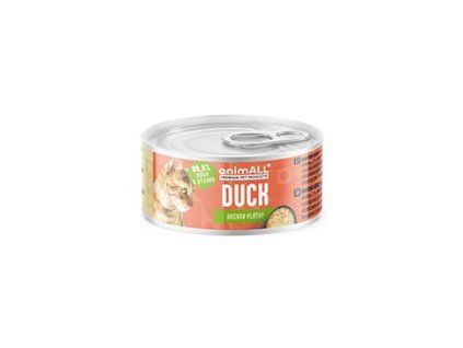 animALL konzerva kočka Kachna plátky 80g