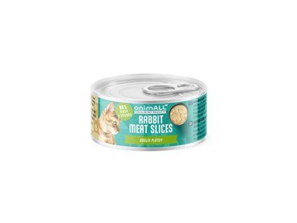 animALL konzerva kočka Králík plátky 80g