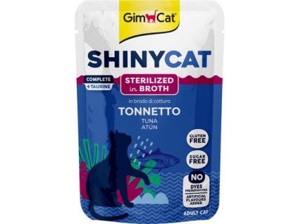 12x Kapsička Shiny Cat Sterilised tuňák 70g