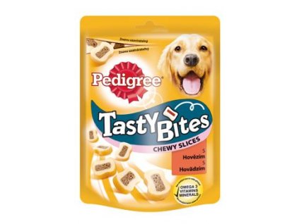 Pedigree poch.Tasty Minis Chewy Slices Beef&Poultr155g