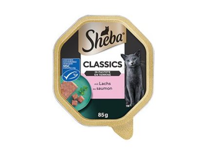 Sheba vanička Classics s lososem 85g