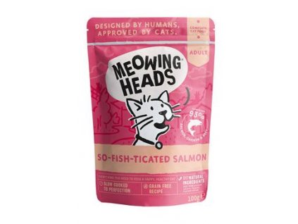 MEOWING HEADS So-fish-ticated Salmon kapsička 100g