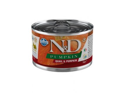 N&D DOG PUMPKIN Adult Quail & Pumpkin Mini 140g