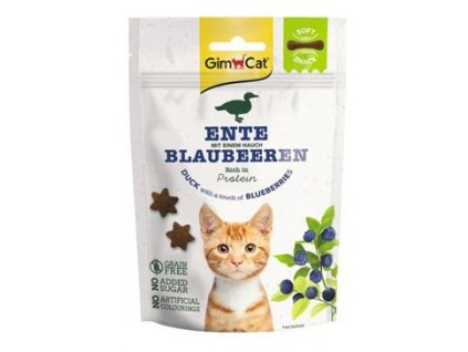 Gimcat Soft Snacks kachna s borůvkami 60g