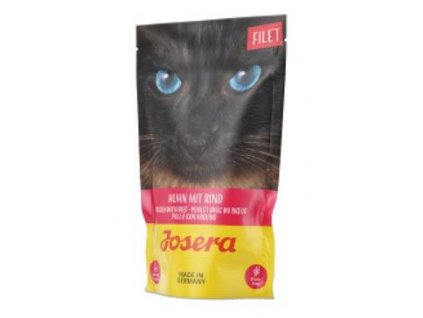 Josera Cat Super Premium Filet kaps. chick.& beef 70g