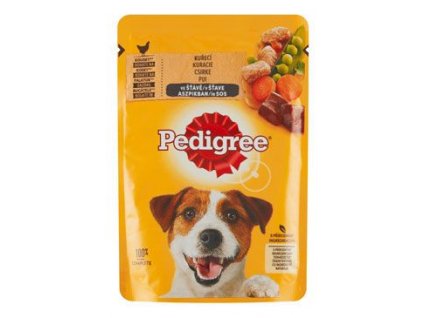 Pedigree kapsa kuřecí a zelenina ve šťávě 100g