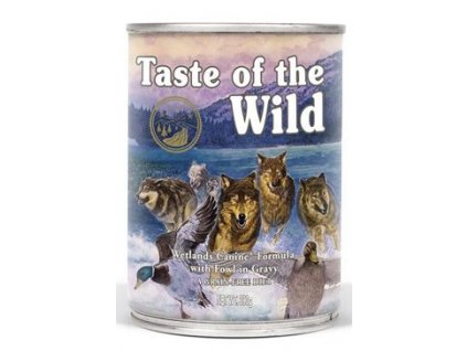 Taste of the Wild konzerva Wetlands Wild Fowl 390g