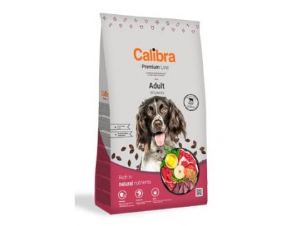 Calibra Dog Premium Line Adult Beef 12kg - poškozený obal