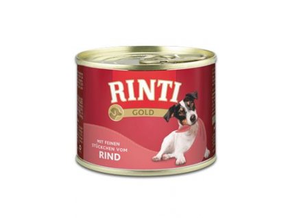 Rinti Dog Gold konzerva hovězí 185g