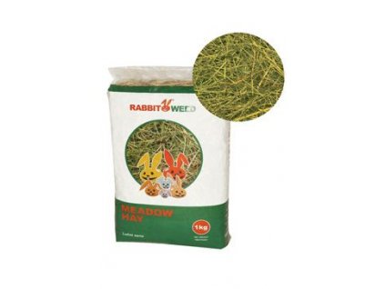 Seno luční RabbitWeed 1kg/40l