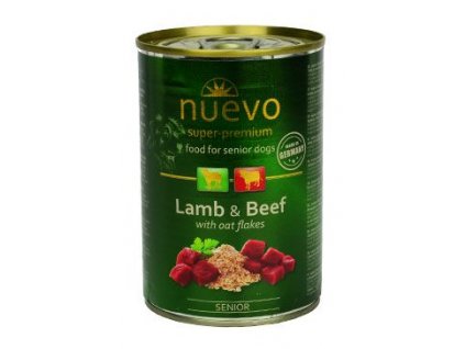 Nuevo pes Senior Jehněčí s ovesnými vl. konz. 400g