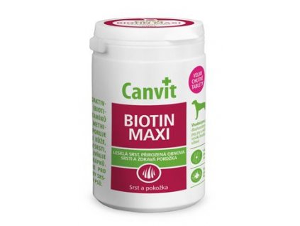 Canvit Biotin Maxi pro psy ochucený 500g