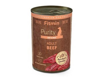 Fitmin dog Purity tin konz. Adult Beef 400g